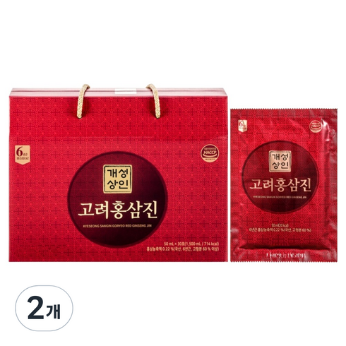 개성상인 고려홍삼진, 1.5L, 2개