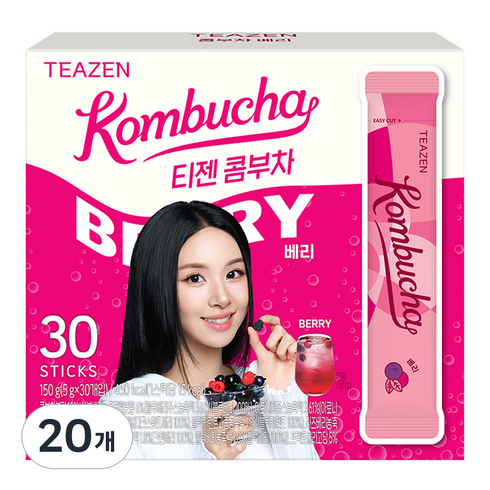 티젠 콤부차 베리, 5g, 30개입, 20개