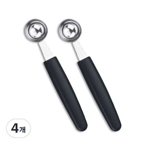 아틀란틱쉐프 화채스푼 지름 30mm 9100G04, 혼합색상, 4개
