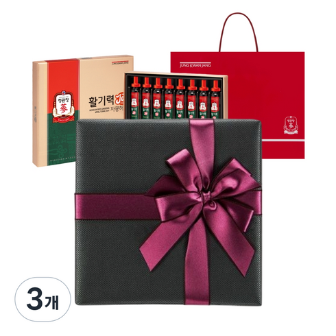 정관장 활기력 조이 16p + 쇼핑백, 320ml, 3개