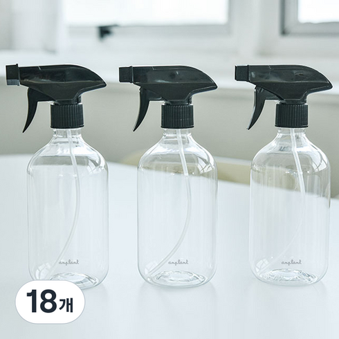 앙플랜트 기본에 충실한 분무기 500ml, 블랙, 18개