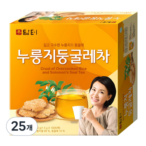 담터 누룽지 둥굴레차, 1.5g, 100개입, 25개