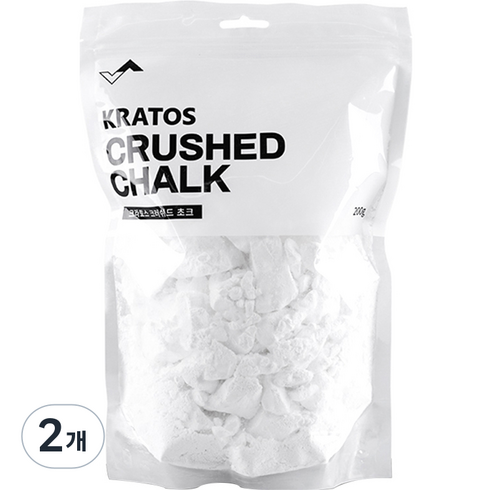KRATOS 리프팅 초크 크러쉬드 파우더, 200g, 2개