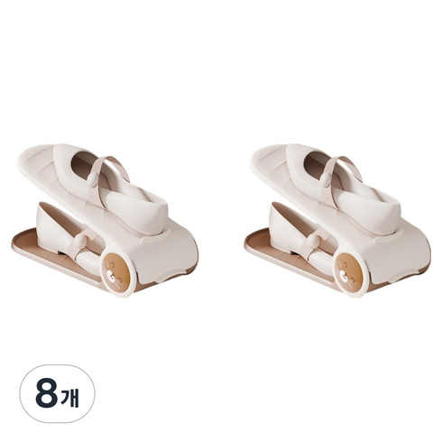 레디엘로 조절가능 곰돌이 신발 정리대 A, 혼합색상, 8개