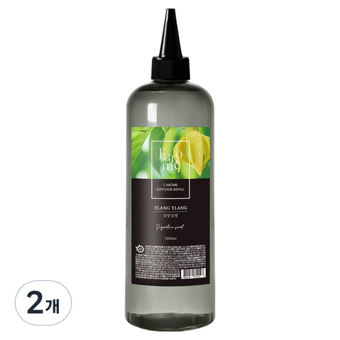 Larome 디퓨저 리필, 일랑일랑, 1.05L, 2개