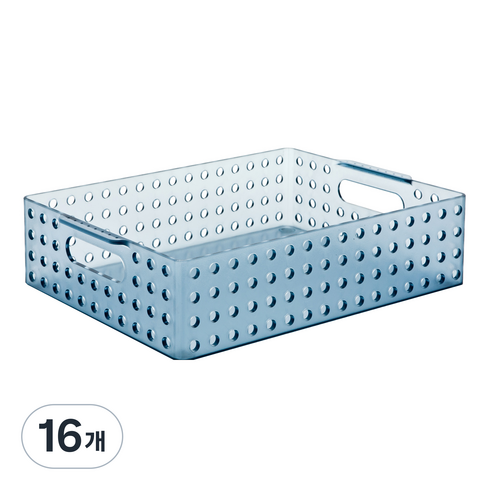 리템 마이룸 S&S 바구니 A4 5.6L, BLUE, 16개
