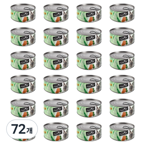 퍼시캣 파인다이닝 무스 오션피쉬, 72개, 70g, 참치