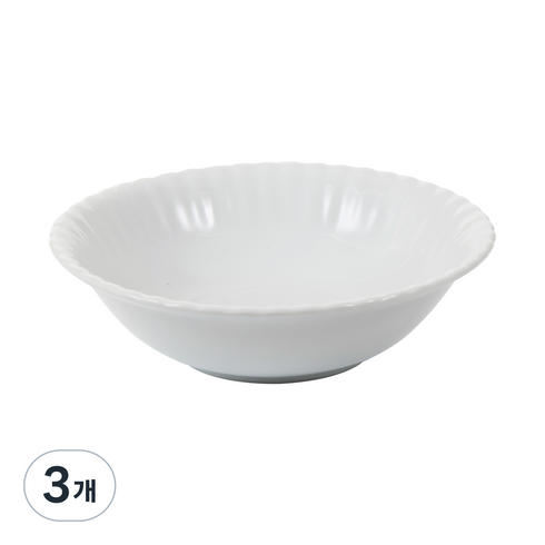 까사무띠 끄밀로 이보나 볼 16cm, 화이트, 3개
