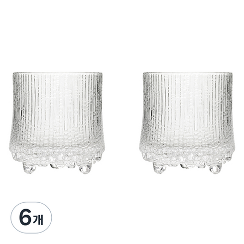 이딸라 울티마 툴레 물컵 280ml, 온더락, 6개