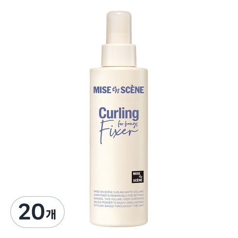 미쟝센 컬링 매트 볼륨 헤어 픽서, 200ml, 20개