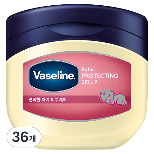 바세린 베이비 프로텍팅 젤리, 100ml, 36개
