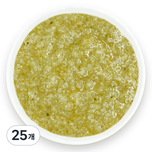짱죽 실온이유식 8개월부터 중기 죽1, 시금치버섯죽, 160g, 25개