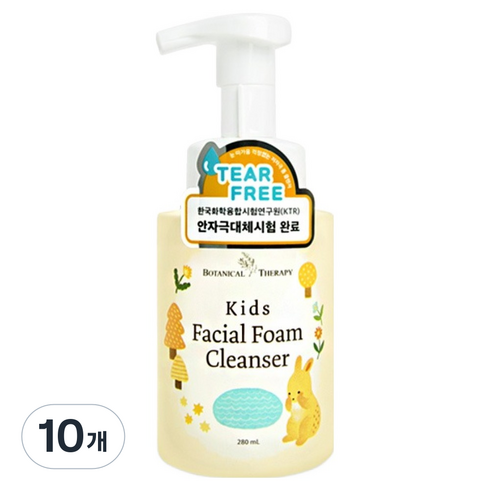보타니컬테라피 키즈 페이셜 폼 클렌저, 280ml, 10개
