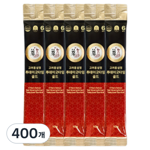 풍년보감 6년근 고려홍삼정 투데이굿타임 골드, 10g, 400개