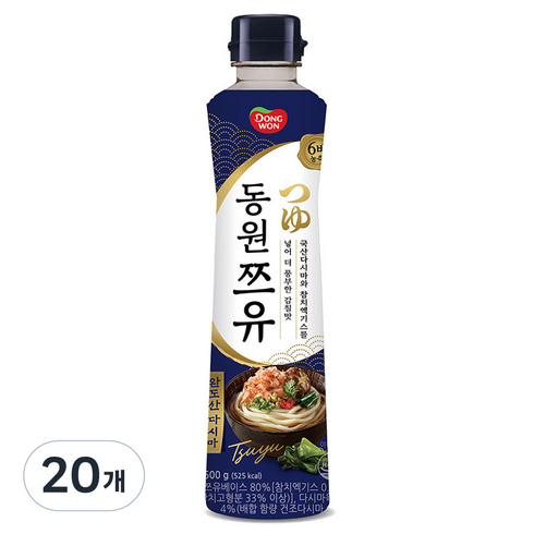 동원 쯔유, 500g, 20개