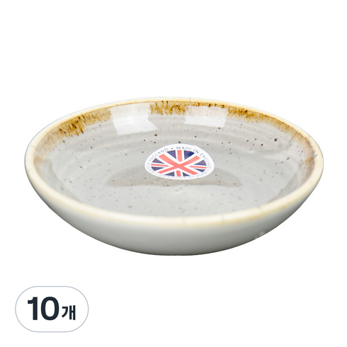 처칠 스톤캐스트 오트밀 볼 소 10cm, 페퍼콘 그레이, 10개