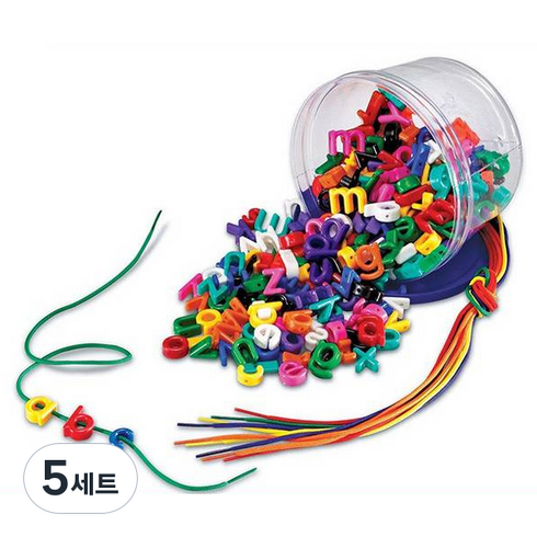 러닝리소스 알파벳레이싱 소문자 실꿰기, 5세트