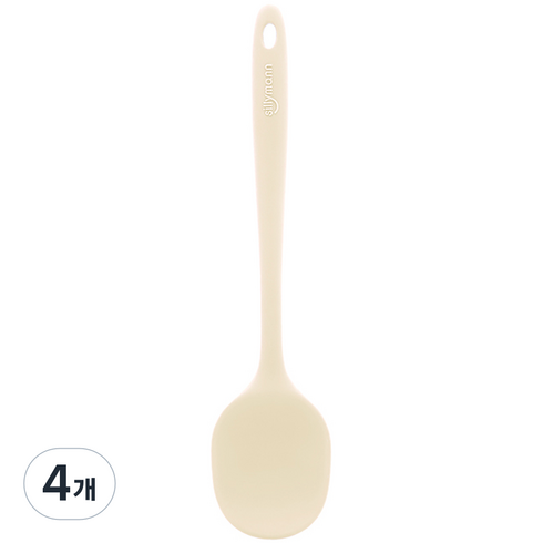 실리만 국내생산 하모니 요리스푼 크림베이지, 4개