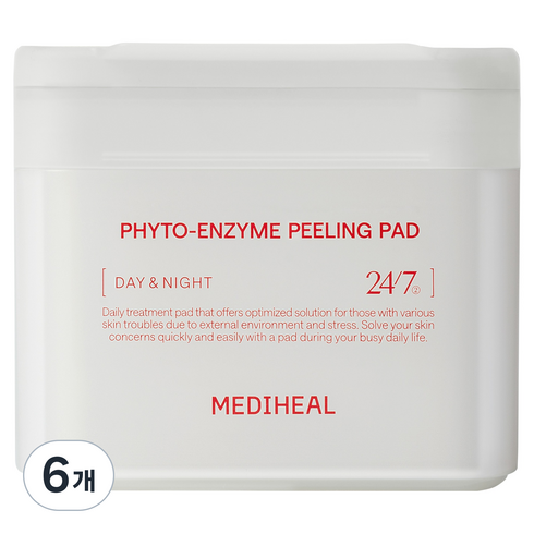 메디힐 피토엔자임 각질 패드, 90매입, 200ml, 6개