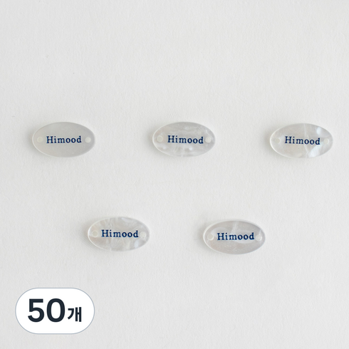 yarna Himood 자개 라벨, 혼합색상, 50개