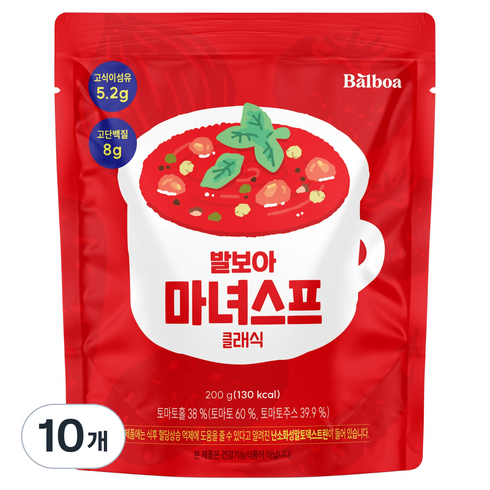 발보아 마녀스프 클래식, 10개, 200g
