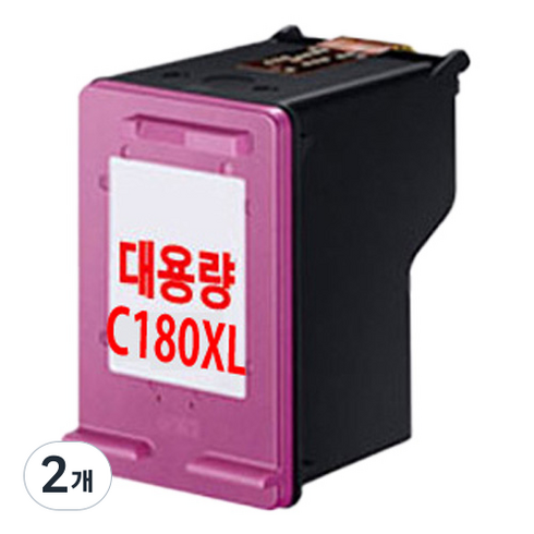 모드팜 잉크 토너 삼성 호환 C180XL, 컬러, 2개