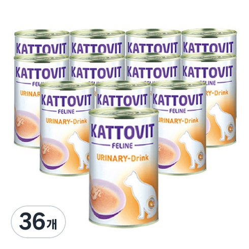 미아모아 고양이 유리너리 카토빗 음료, 닭고기, 135ml, 36개