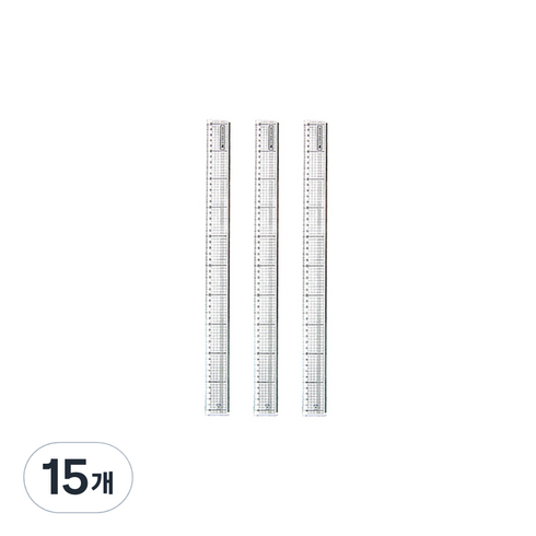 아이비스 컷팅 안전 스틸 플러스 직자 50cm, 혼합색상, 15개
