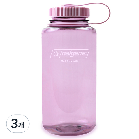 날진 서스테인 와이드 마우스 보틀, 체리블라썸, 1L, 3개
