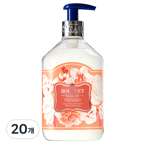 부케가르니 딥 퍼퓸 트리트먼트 핑크자몽, 500ml, 20개
