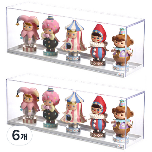 아이끌레 타워 아크릴 피규어 보관함 화이트, 6개