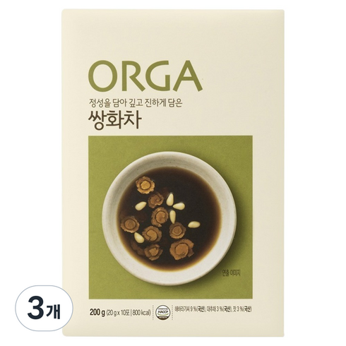 올가홀푸드 쌍화차, 20g, 10개입, 3개