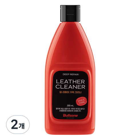 불스원 천연가죽 크리너, 2개, 300ml