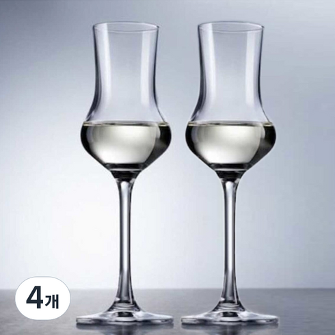 파사바체 그라파 위스키 테이스팅잔 투명 95ml, 4개