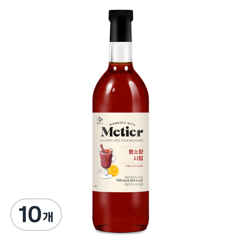 메티에 뱅쇼향 시럽, 10개, 750ml