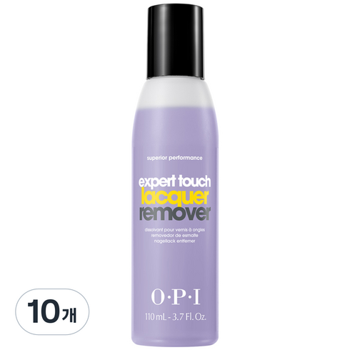 오피아이 엑스퍼트 터치 젤네일 보라 리무버, 110ml, 10개