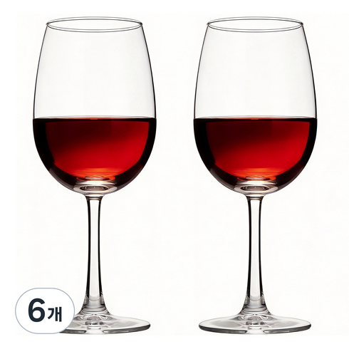 발룬피니 크리스탈 와인잔, 6개, 475ml