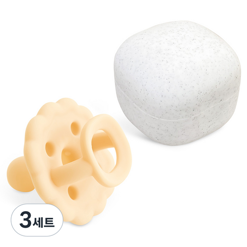 퍼기 쿠키 쪽쪽이 + 전용 케이스 세트, 2단계, 버터, 3세트