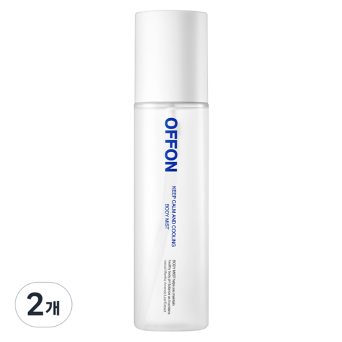 오프온 킵 캄 앤드 쿨링 바디미스트, 150ml, 2개