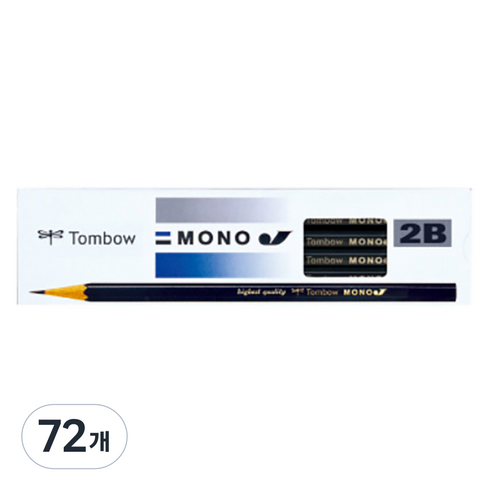 MONO J 미술 연필, 2B, 72개