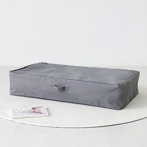 마켓비 RINEN 패브릭 수납함 KS1061STB, 그레이, 100 x 55 x 19 cm, 1개
