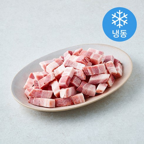 만능 큐브 삼겹살 (냉동), 1개, 1kg