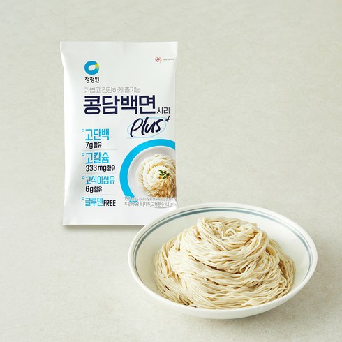 청정원 콩담백면 PLUS, 150g, 1개