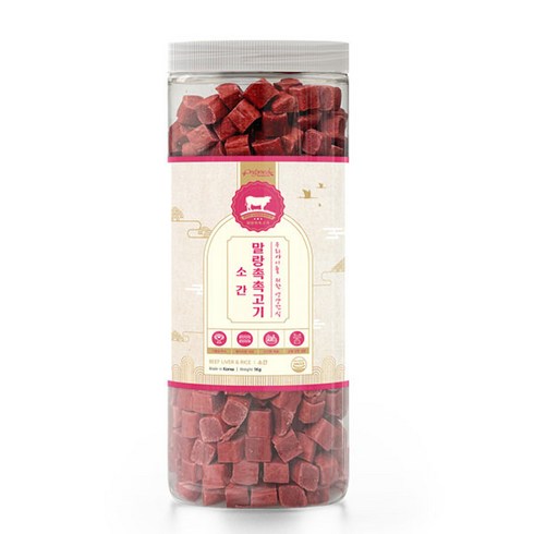 올가밀 강아지 말랑 촉촉 고기 트릿, 소고기, 1kg, 1개