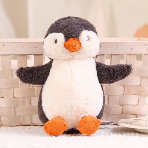 아이끌레 보들 동물 캐릭터 봉제인형, 30cm, 펭귄, 1개