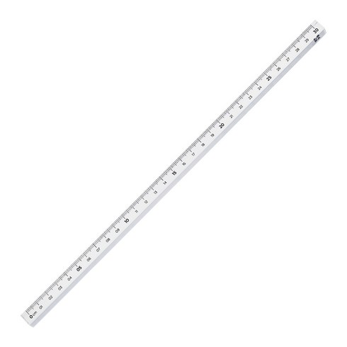 롭다 아크릴스틱자 30cm, Pure, 1개