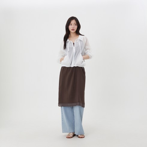 플라스틱아일랜드 하이넥 셔링볼륨 점퍼 PS2WZ962