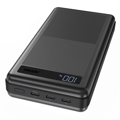 아트뮤 PD3.1 145W 초고속충전 보조배터리 25000mAh, LB320, 다크그레이