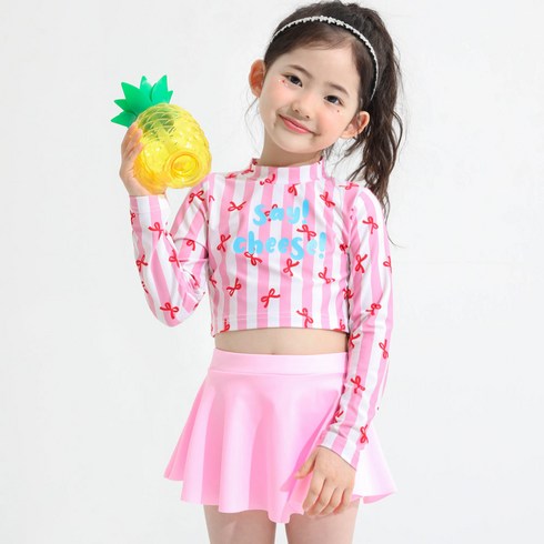 로로샤 여아용 세나래쉬가드 상하의 세트
