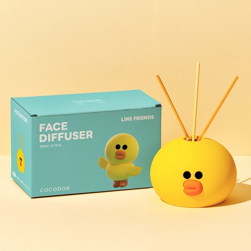 코코도르 라인프렌즈 페이스 디퓨저 샐리, 에이프릴 프레쉬, 200ml, 1개
